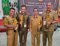 Pj. Gubernur NTT Bersama 3 Bupati dari NTT Raih Penghargaan Innovative Government Award (IGA) 2023