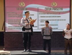 Waka Polres Ngada Pimpin Apel Gelar Pasukan Operasi Lilin Turangga 2023, “Tugas Sebagai Ladang Ibadah”