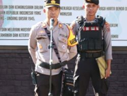 Pimpin Apel Perdana 2024, Kabag Ops “Tingkatkan Disiplin Dan Jaga Kesehatan”