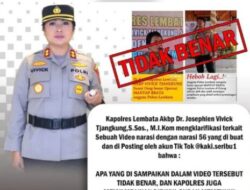 Diduga melakukan pemotongan Anggaran OMB, Kapolres Lembata : Itu Berita HOAX