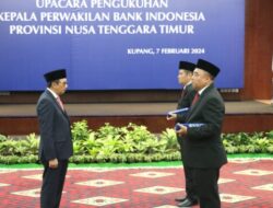Pj. Gubernur NTT Hadiri Upacara Pengukuhan Kepala Perwakilan BI Provinsi NTT