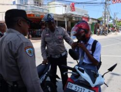 Polres Kupang Gelar Operasi Keselamatan Hari Pertama