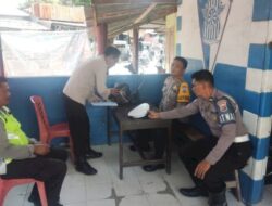 Pastikan Personil Laksanakan Tugas Kapolres Kupang Sidak Pos Pelayanan Oesao