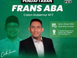 PKB menjadi Langkah Awal Frans Aba dalam Pilgub 2024