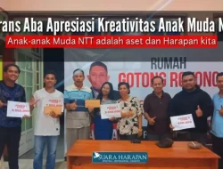 Frans Aba Beri Hadiah Uang Tunai sebagai Dukungan Potensi Dan kreativitas Anak Muda NTT