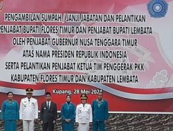 Pelantikan Penjabat Bupati Flores Timur dan Lembata