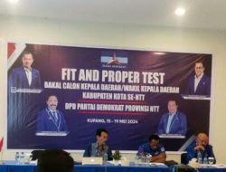 DPD Partai Demokrat NTT Gelar Fit and Proper Test untuk Pilkada 2024