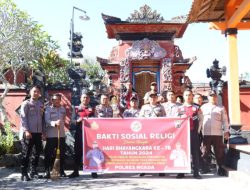 Polres Ngada Gelar Bakti Religi, Kasat Samapta:”Wujud Selalu Hadirnya Polri Ditengah Masyarakat”