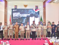 Pj. Sekda kota Kupang Hadiri Launching Sertifikat Tanah Elektronik