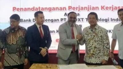 Bank DKI Jakarta dan ATDXT Indonesia Tandatangani Kerjasama Peluncuran Sistem Pembayaran Digital