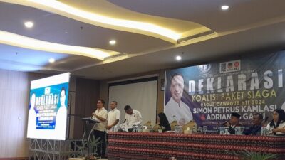 Koalisi Paket Siaga Resmi Deklarasikan Duet Petrus Simon Kamlasi dan Andi Garu untuk Pilkada NTT 2024