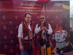 Paket ASIK Resmi Mendaftar ke KPU Kota Kupang, Usung Program Perubahan untuk Pilwalkot 2024