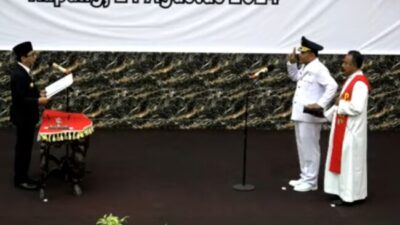 Mantan Kepala Dinas P & K Provinsi NTT Resmi Dilantik sebagai Penjabat Wali Kota Kupang