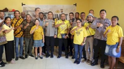 Polres TTU Gelar Cooling System dengan Partai Golkar untuk Ciptakan Keamanan Jelang Pilkada 2024