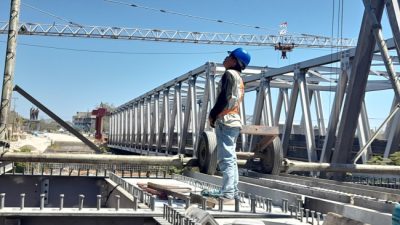 Proyek Duplikasi Jembatan Liliba di Kupang Mencapai 77,60%