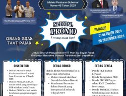 Tinggal 3 Hari Lagi! Manfaatkan Keringanan Pajak Kendaraan Bermotor di NTT