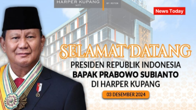Selama di Kupang Prabowo Memilih Nginap di Harper