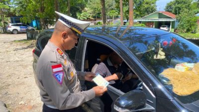Polres TTS Gelar Operasi Keselamatan Turangga 2025, Temukan Banyak Pelanggaran Helm dan SIM