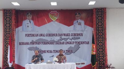 Gelar Rapim dan Inspeksi di TMII, Wagub Johni Asadoma Tekankan Pentingnya Optimalisasi Penerimaan Aset Pemda