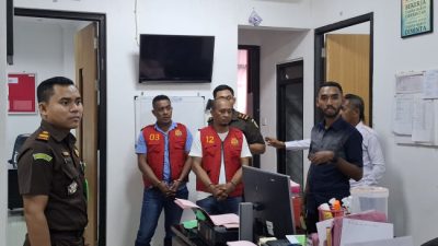 Kejari Ende Tahan Dua Tersangka Dugaan Korupsi Bronjong Tebing di Ende Rp 638 Juta