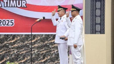 Gubernur Melki Laka Lena Atas Nama Presiden RI Resmi Lantik Bupati dan Wakil Bupati Belu Masa Jabatan 2025-2030