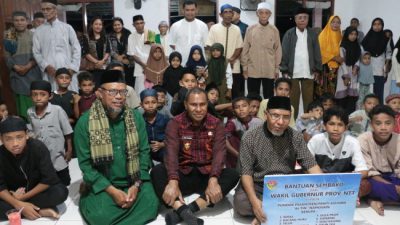 Wagub Johni Asadoma Buka Puasa Bersama Anak-Anak Panti Asuhan Attin