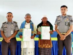 Dua Warga Binaan Rutan Soe Terima Remisi Idul Fitri 1446H