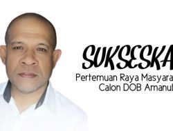 Pertemuan Raya Masyarakat Calon DOB Amanuban Digelar. Catat Tanggalnya