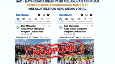 Bank NTT Imbau Masyarakat  Waspadai Penipuan