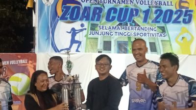 Tim Putri Bank NTT dan Tim BI Raih Juara di Open Turnamen Volley Ball Zoar Cup 1