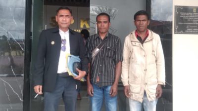 Tiga Tukang Bangunan Polisikan CV. Ave Maria Niki-Niki