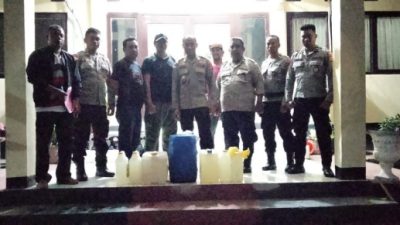 Operasi Miras, Polsek Alak Berhasil Sita Puluhan Liter Sopi: Penjual Ilegal Ditindak