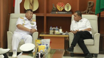 Gubernur NTT Terima Courtesy Call Danpushidrosal, Dankodaeral VII, dan Perwakilan Royal Australian Navy