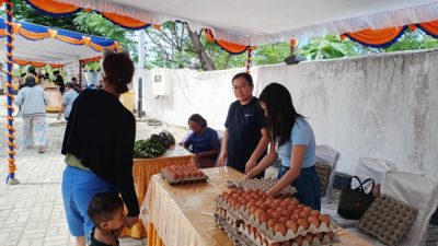 Hari Terakhir Gerakan Pangan Murah Masyarakat Kelurahan Penkase Serbu Beras, Minyak Goreng dan Telur