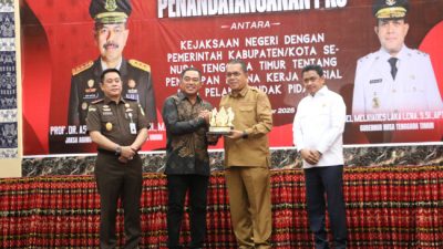 Komitmen Penegakkan hukum, Kejati NTT: Teken MoU bersama Pemerintah kabupaten/Kota