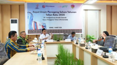 Gubernur NTT Pimpin RUPS PT Jamkrida NTT, Kinerja Perusahaan Dinilai Sehat dan Siap Ekspansi