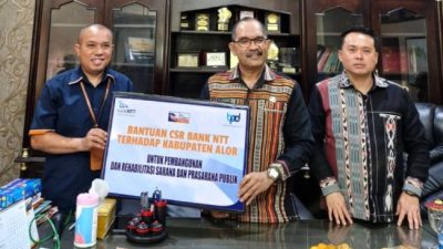 Bank NTT Kembali Salurkan CSR Dukung pembangunan ekonomi lokal Pemerintah Kabupaten  Alor