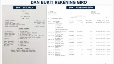 “Aliran Rp 126,22 Juta Terkuak: Rekening Giro Bongkar Tuduhan Palsu, APH Didesak Periksa Penyetor”
