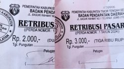 Dugaan Pungli Berkedok Retribusi di Pasar Kuanfatu TTS, Pedagang Dibebani Dua Karcis Sekaligus