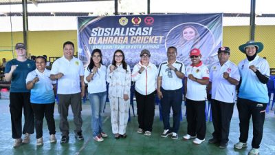 Tutup Sosialisasi Cricket, Wawali Dorong Sekolah Jadi Ujung Tombak Pembinaan Atlet berprestasi