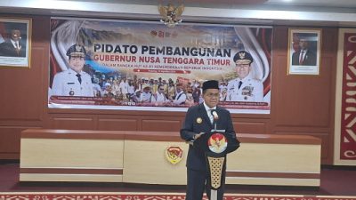 Pidato HUT ke-81 RI, Gubernur Melki Tegaskan Estafet Pembangunan NTT Menuju Daerah Maju dan Sejahtera