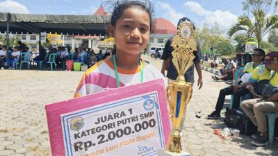 158 Pelajar SMP Ikuti Lomba Lari Bupati TTS Cup II 2026
