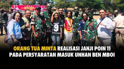 Unhan Ben Mboi Diminta Realisasi Janji