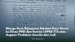 Warga Bijaepunu Adukan Kaur Kesra ke DPRD TTS atas Dugaan Asusila dan Judi